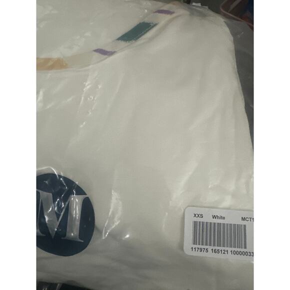 MODCLOTH Contrast in Action Knit Tank Top Multicolor Trim - Sz XXS - NWT - Picture 3 of 3